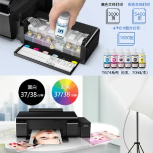 For Epson L805 Printer  6 colors Inkjet  A4 professional 6-color photo thermal transfer printer - Image 4