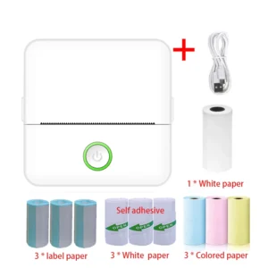 Mini Portable Thermal Printer Pocket Wireless BT Stickers Photo Label Memo Wrong Question Small Printing No Ink Print For Xiaomi - Image 9