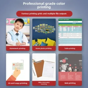 MG2580WH printing, copying and scanning all-in-one machine, inkjet color printer, home photo, student office can add ink, - Image 4