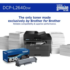 DCP-L2640DW Wireless Compact Monochrome Multi-Function Laser Printer with Copy and Scan, Duplex, Mobile - Image 4