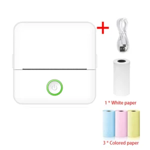 Mini Portable Thermal Printer Pocket Wireless BT Stickers Photo Label Memo Wrong Question Small Printing No Ink Print For Xiaomi - Image 8