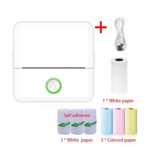 Mini Portable Thermal Printer Pocket Wireless BT Stickers Photo Label Memo Wrong Question Small Printing No Ink Print For Xiaomi - Image 10